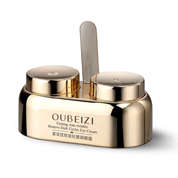 Augencreme Tag & Nacht – Reduziert Augenringe, Falten & Schwellungen – 2-in-1 Pflege für straffe Haut