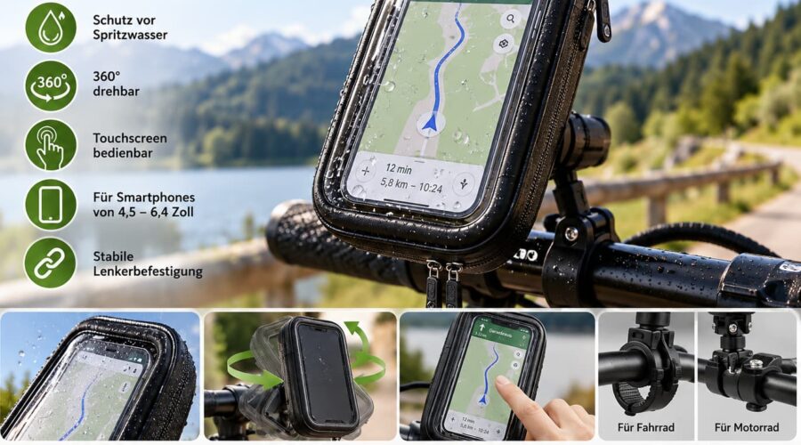 Handyhalterung fürs Fahrrad: Worauf Sie bei Navigation und Passform achten sollten