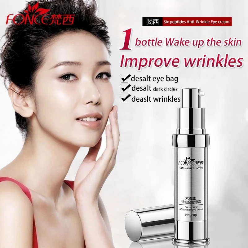 Anti-Aging-Creme, reduziert Augenringe und Falten.