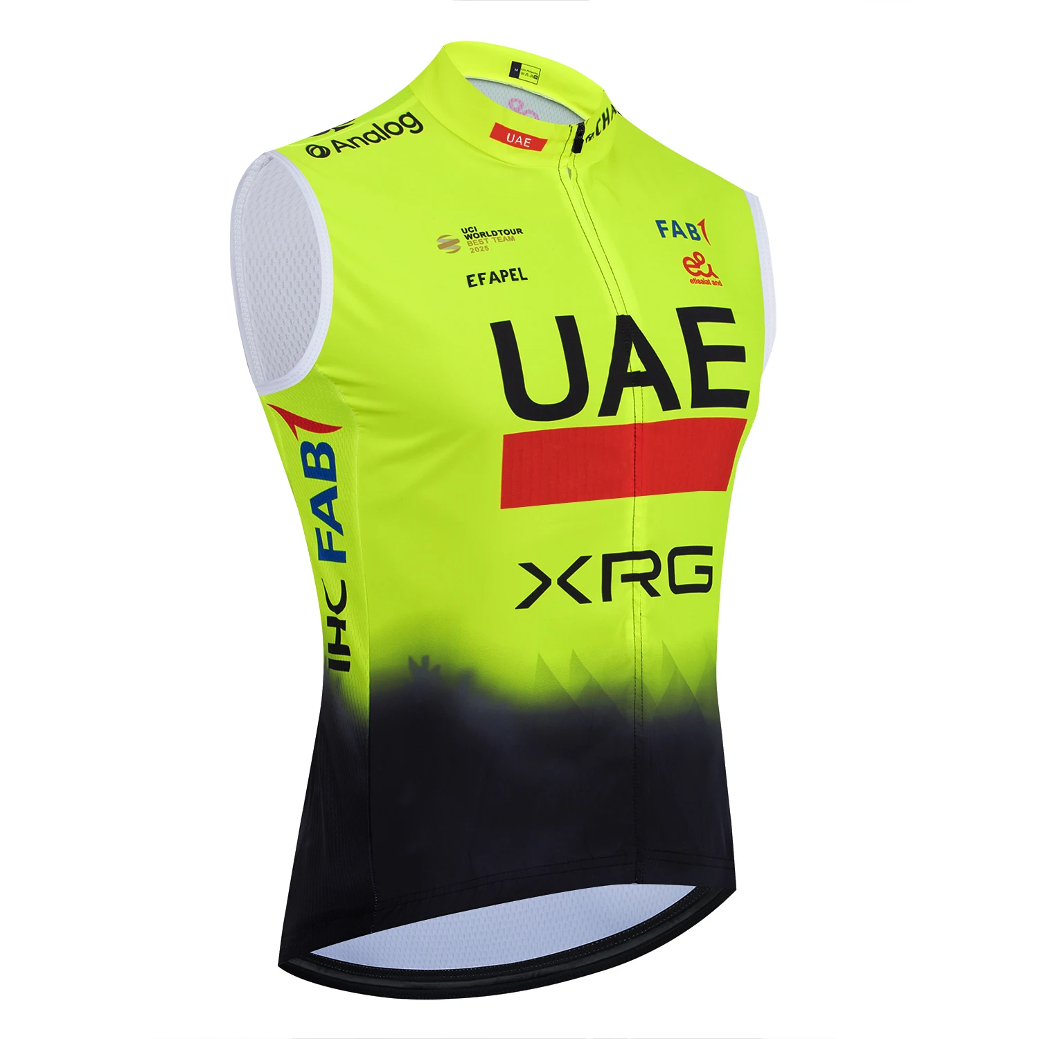 FDJ Fahrradweste Unisex – Atmungsaktives Quick-Dry Radtrikot mit Windschutz und reflektierenden Details. - Image 8
