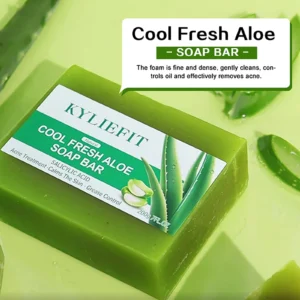 Aloe Seife gegen Akne für sanfte Hautreinigung.