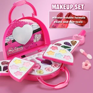 Rosa Make-up-Set für Kinder mit Glitzer.