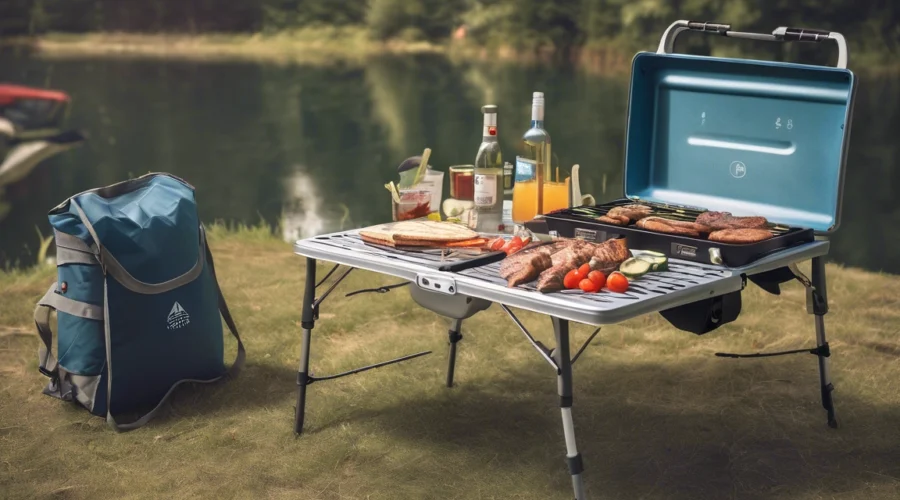Dein perfekter Begleiter für den Sommer: Der kompakte BBQ Campingtisch zum Mitnehmen