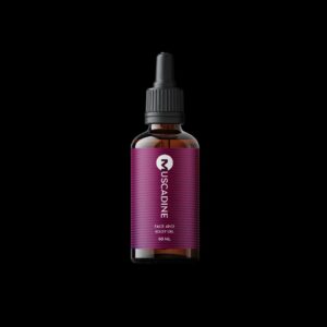 Bottle of Muscadine face and body oil