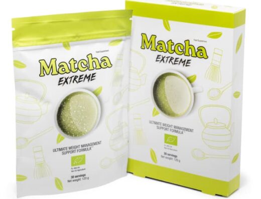 Matcha Extreme – moderner Nahrungsergänzungstee.