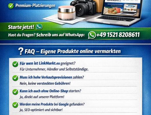 Eigene Produkte online vermarkten – professionell, sichtbar und ohne unnötige Gebühren