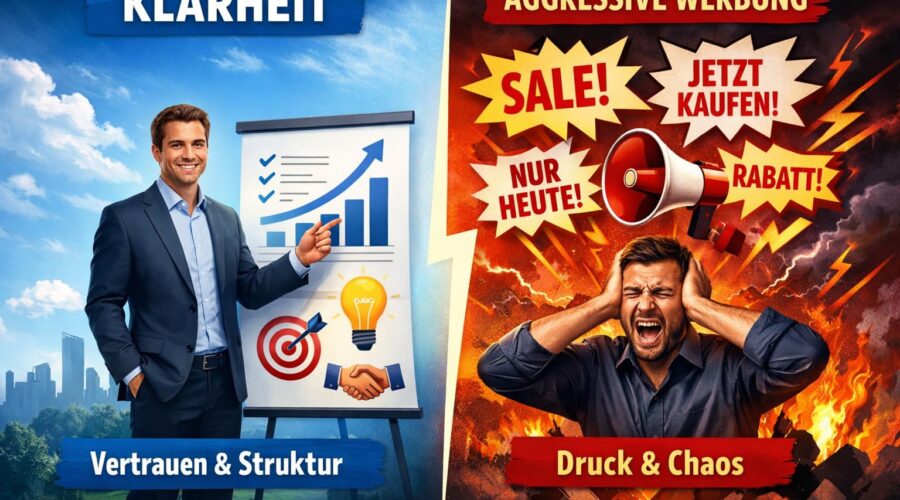 Warum Klarheit wichtiger ist als aggressive Werbung?