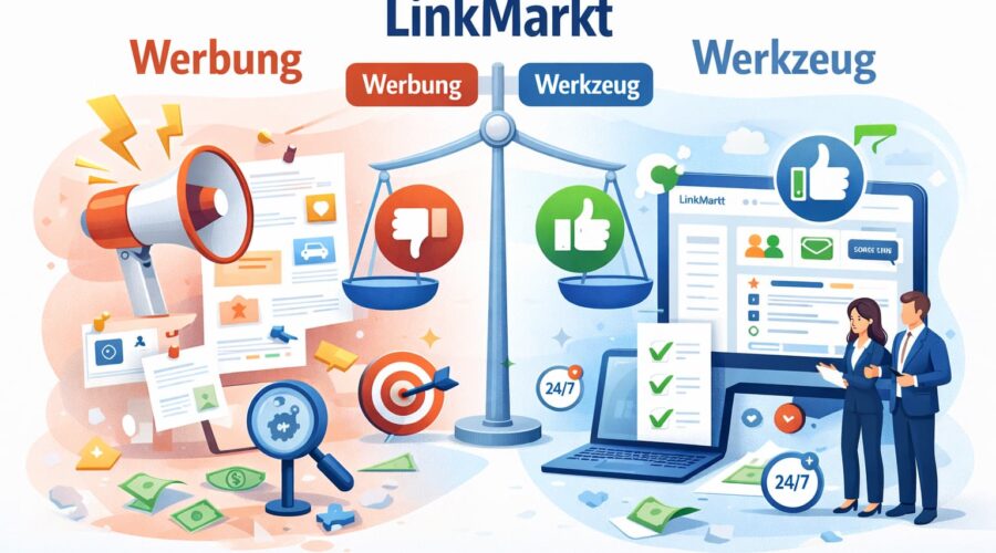 LinkMarkt als Werkzeug, nicht als Werbeportal.
