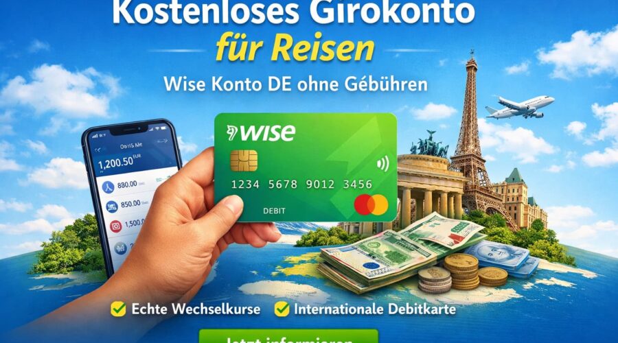 Kostenloses Girokonto für Reisen – warum sich das Wise Konto DE wirklich lohnt?