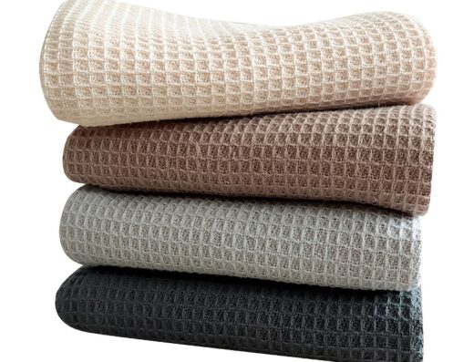 4 Stück Waffel-Geschirrtücher – Saugfähige Küchenhandtücher für Haushalt und Küche