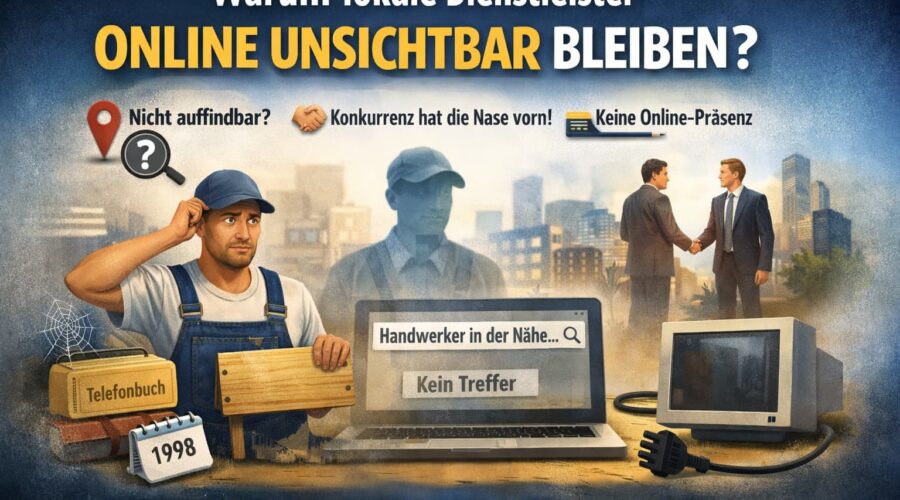 Warum lokale Dienstleister online unsichtbar bleiben?