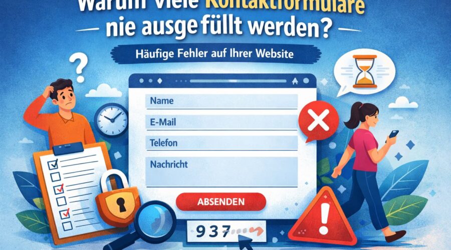 Warum viele Kontaktformulare nie ausgefüllt werden?