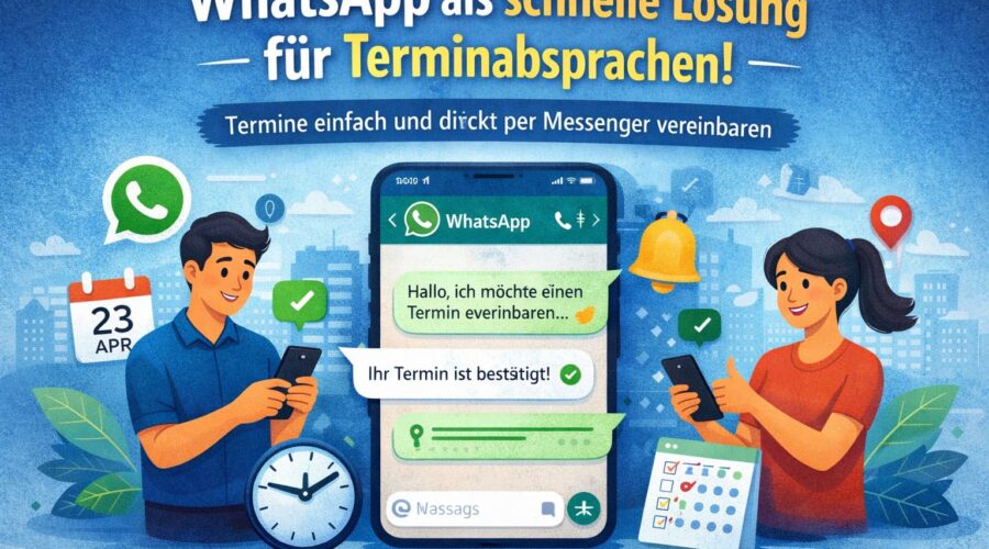 WhatsApp als schnelle Lösung für Terminabsprachen?