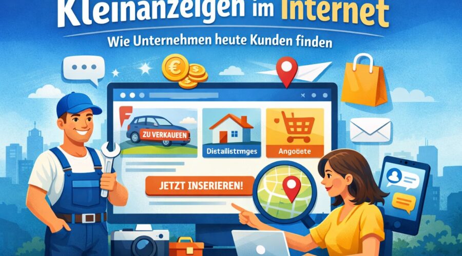 Kleinanzeigen im Internet – wie Unternehmen heute Kunden finden.
