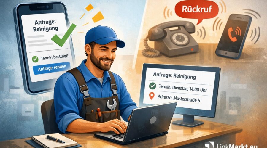 Weniger Rückrufe – mehr klare Termine für Dienstleister.