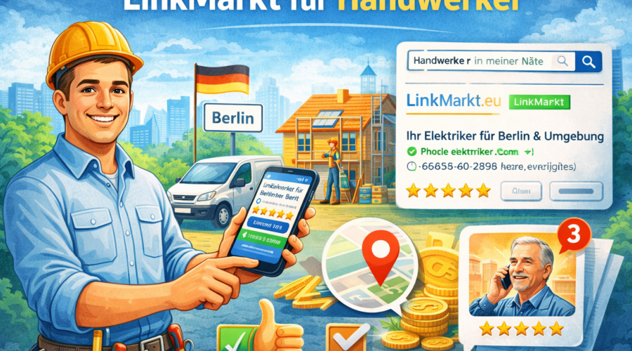 LinkMarkt für Handwerker – mehr Aufträge ohne Umwege.