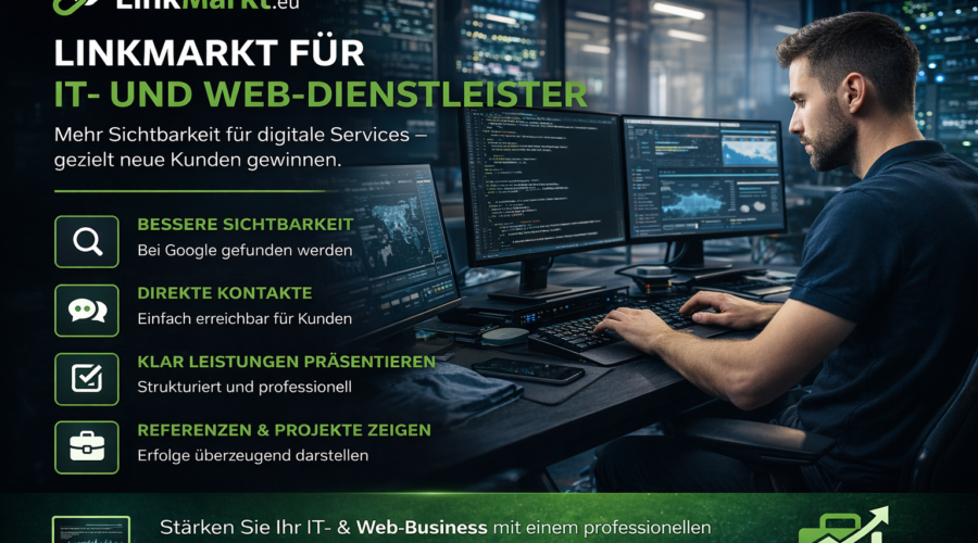 LinkMarkt für IT- und Web-Dienstleister – Mehr Sichtbarkeit für digitale Services