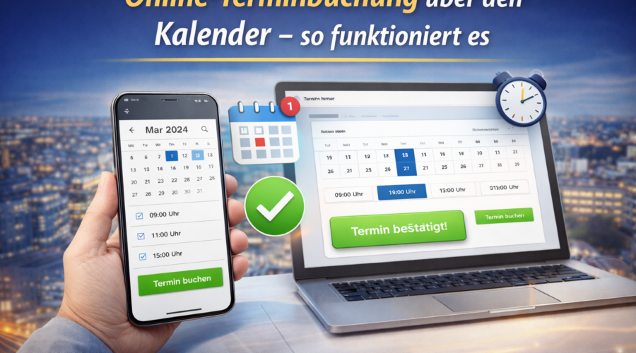 Online-Terminbuchung über den Kalender – so funktioniert es?