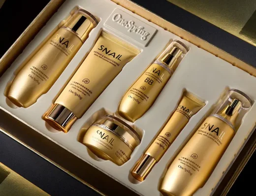 🧴 6-teiliges Snail Collagen Gesichtspflege Set