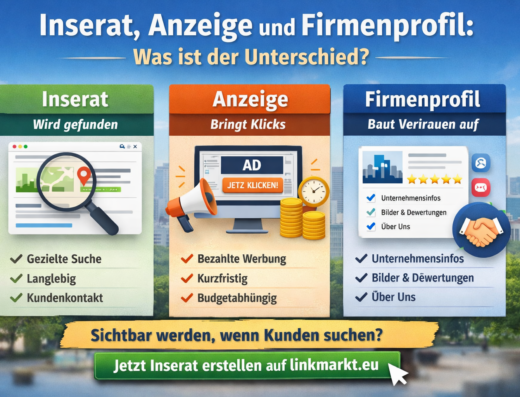 Firmeninserat – sichtbar werden statt übersehen werden?