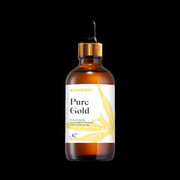 Pure Gold CBD Öl 1000 mg (120 ml) – Hochwertiges Hanfextrakt