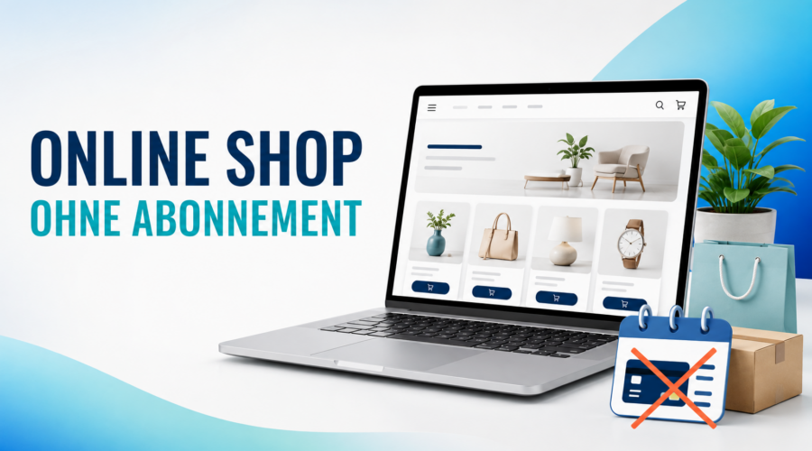 Online Shop ohne Abonnement erstellen: Verkaufen ohne monatliche kosten.