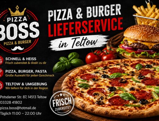 Pizza Boss – Pizza & Burger Lieferservice in Teltow