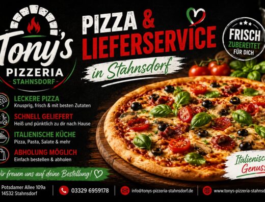 Tony’s Pizzeria – Pizza & Lieferservice in Stahnsdorf