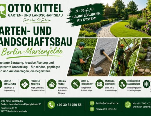 Otto Kittel – Garten- und Landschaftsbau in Berlin-Marienfelde