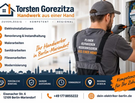 Torsten Gorezitza – Handwerk aus einer Hand | Elektriker & Handwerker Berlin-Mariendorf