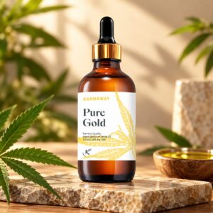 Kannaway Pure Gold Broad Spectrum Hemp Oil 120 ml mit 1000 mg CBD
