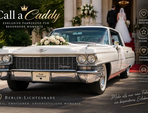 Call a Caddy – Cadillac & Hochzeitsauto mieten in Berlin-Lichtenrade