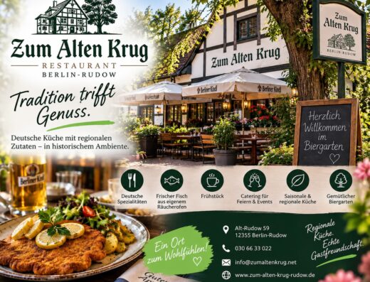 Zum Alten Krug – Restaurant & Deutsche Küche in Berlin-Rudow