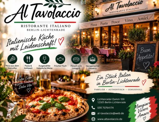 Al Tavolaccio – Italienisches Restaurant & Ristorante in Berlin-Lichtenrade