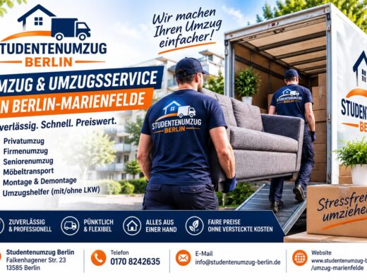 Studentenumzug Berlin – Umzug & Umzugsservice in Berlin-Marienfelde