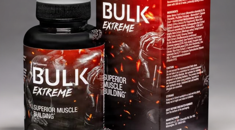 Krafttraining und Muskelaufbau: Ernährung, Supplements und Bulk Extreme