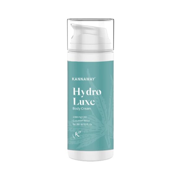 Kannaway Hydro Luxe Body Cream – Körpercreme mit 1000 mg CBD, Jojoba und Mandel.
