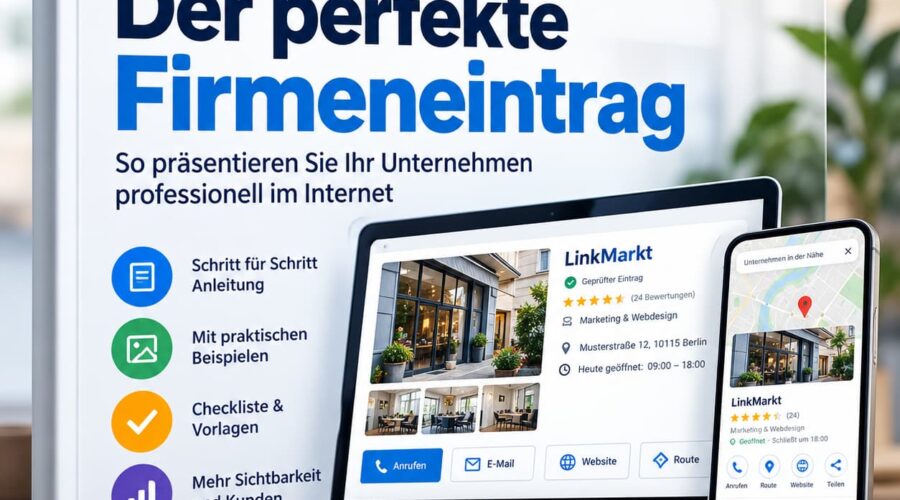 Firmeneintrag optimieren: Was Unternehmen mit dem E-Book lernen