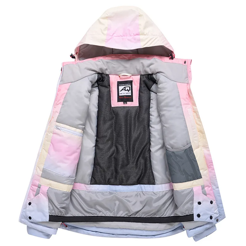 Damen-Skianzug mit farbiger Jacke und Hose - obrazek 5