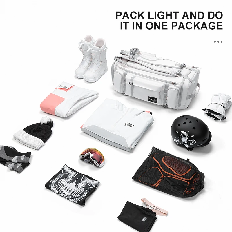 COPOZZ Skischuhtasche 55 Liter als Rucksack – Bild 2