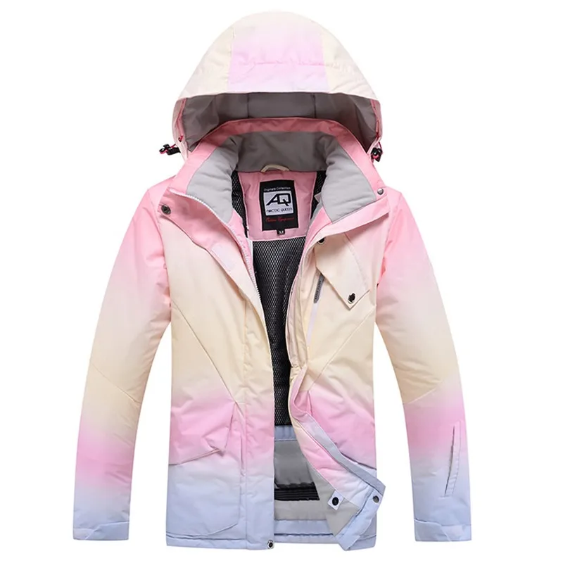Damen-Skianzug mit farbiger Jacke und Hose - obrazek 9