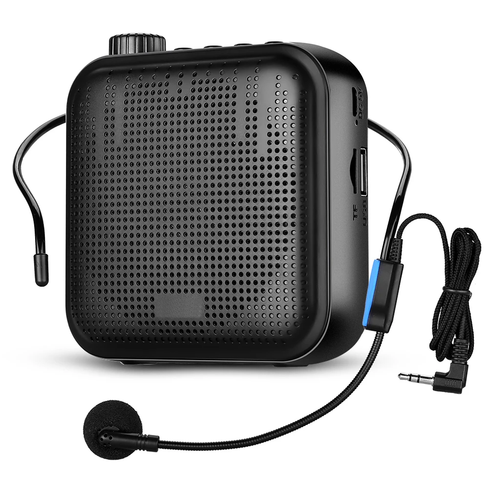Tragbarer Stimmverstärker mit Headset-Mikrofon – 12 W