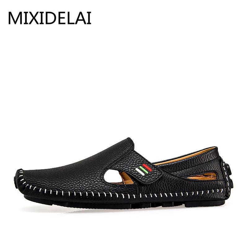 MIXIDELAI Herren-Slipper mit Klettverschluss – Bild 6