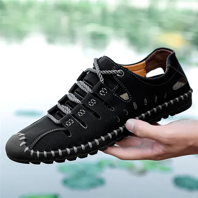 MIXIDELAI Herren-Loafer aus Spaltleder - obrazek 8