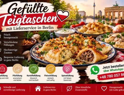 Gefüllte Teigtaschen bestellen in Berlin
