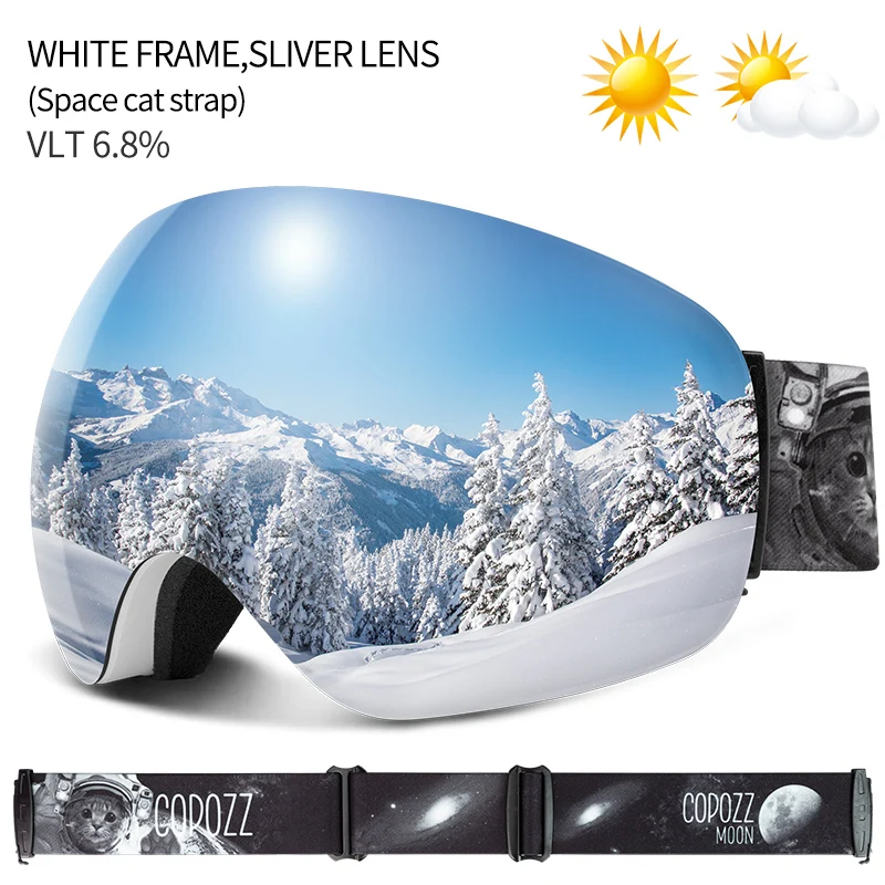 COPOZZ Skibrille UV400 mit Antibeschlag und OTG – Bild 19