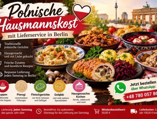 Polnische Hausmannskost mit Lieferservice in Berlin