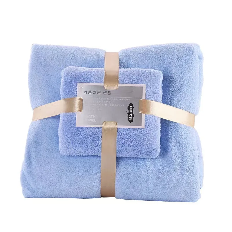 2er-Set Badetücher aus Korallfleece – weich und saugfähig - Image 11