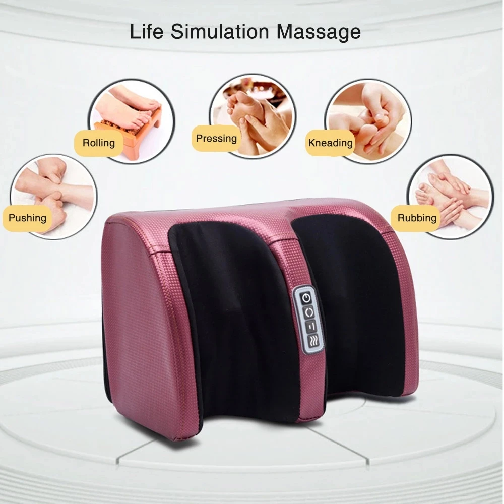 Elektrisches Fußmassagegerät mit Wärmefunktion und Massage-Rollen - Image 5