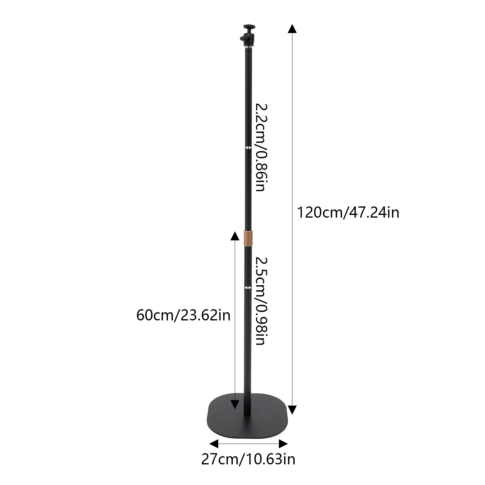 Projektor-Bodenständer 65–120 cm höhenverstellbar - Image 7